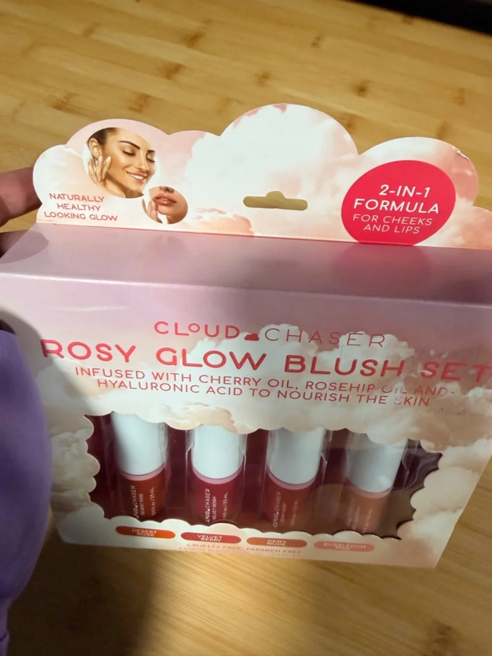 Cloud Chaser Liquid Blush Set — Rose, Berry, Nude, Pink Beauty Makeup BUNDLE